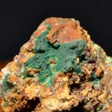 MalaquitaDelfina Mine, Hoyos de Alda, Ortiguero, Prado, Cabrales, Comarca Oriente, Principality of Asturias (Asturias), Spain12 x 10 cm. (Autor: Quexigal)