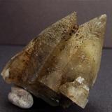 Calcite.
Mouldridge Lead Mine, Gratton Moor, Nr Pike Hill, Derbyshire, England, UK.
42 x 30 mm (Author: nurbo)