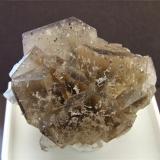 Fluorite.
East Flatt, Kay Gill Mine, Hawes, North Yorkshire, England, UK.
35 x 25 mm (Author: nurbo)