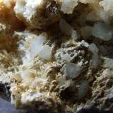 Calcite + ?
Eller Beck, Askrigg, North Yorkshire, England, UK.
FOV 20 x 20 mm approx (Author: nurbo)