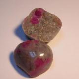 Cordierite and ruby corundum nodule (Author: John S. White)