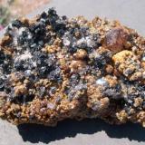 Large 12 piece with andradite and hematite (Author: Darren)