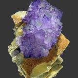 Fluorite
Tule Mine, Melchor Múzquiz, Coahuila, Mexico
Specimen size: 7.7 × 5.6 × 4.8 cm = 3.0” × 2.2” × 1.9”
Main crystal size: 2.5 × 2.2 cm = 1.0” × 0.9”
Photo: Reference Specimens -&gt; http://www.fabreminerals.com/specimens/RSMEC-north-america-notable-specimens.php#TF56L5 (Author: Jordi Fabre)