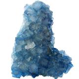 rare blue Fluorite crystals up to 0.7 cm, dimensions of the specimen: 4.5 x 3 x2cm, Shaft 78, Frohnau, Erzgebirge, Saxony, Germany (Author: Thomas Uhlig)