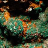 Conichalcite over Austinite<br />Ojuela Mine, Mapimí, Municipio Mapimí, Durango, Mexico<br /><br /> (Author: crosstimber)