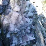 Rose quartz found on same claim (Author: thecrystalfinder)