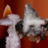 Amethyst stalactite with about 1 meter tall, with calcite, detail of tip of about 25 cm X 15 cm X 15 cm. (Author: silvio steinhaus)