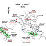 Plan of the modern La Viesca Mine (Author: James)