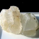 Calcite 4 - fluorescent crystal
Quarry in Stahovica, Slovenia
2 pieces: 4 cm x 3 cm x 3 cm (Author: Leon56)
