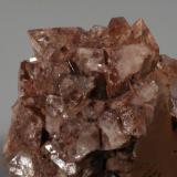 Calcite, apophyllite
Onion River roadcut, Lutsen Township, Cook County, Minnesota
3.5 X 3 X 3 cm
Close-up of apophyllite on calcite, apos are about 4 - 5 mm (Author: John Nash)