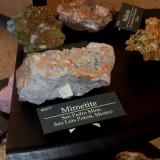 Mimetite
San Pedro Mine, San Luis Potosi, Mexico
App 8 cm across
Photo taken with BlackBerry. (Author: Jean Sendero)