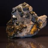 Spinel , Chondrodite, Norbergite
Rhein Property
13 cm
crystals up to 20mm (Author: Glenn Rhein)