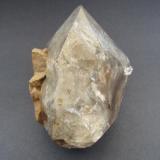 Quartz
Fonda, New York, USA
A 14 cm. main crystal with a bit of dolostone matrix. Collected this season. (Author: vic rzonca)