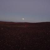Full moon makes the landscape look like the surface of some other planet. (Author: Pierre Joubert)