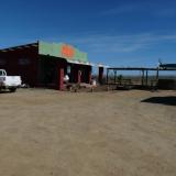 A very welcome stop about 100 km from the nearest shop; a farm stall with COLD COKE!!!  This is the only such place on a stretch of remote road, 255 km long. (Author: Pierre Joubert)