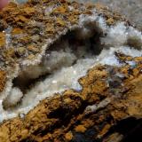 Calcite geode
Western Cape, South Africa
40 x 20 mm
A small geode of drusy calcite crystals (Author: Pierre Joubert)