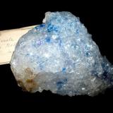 Halite
Lieth, Elmshorn, Schleswig-Holstein, Germany.
7,5 x 5 cm
Old sample from a nearly unknown locality. It was found in a salt drill before 1890. (Author: Andreas Gerstenberg)