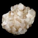 Calcite, chalcopyrite
Segen Gottes mine, Gersdorf, Freiberg district, Erzgebirge, Saxony, Germany.
6,5 x 5 cm
Beige coloured crystals with a silky luster on the terminations. That´s what was given the old German name "Atlasspat" for. (Author: Andreas Gerstenberg)