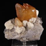 Calcite, Celestine, Fluorite and Sphalerite
Elmwood Mine, Tennessee, USA
17.5 x 15 x 9.5 cm (Author: Don Lum)