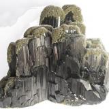 Ferberite, Siderite, Calcite
Panasqueira, Portugal
9.30 x 8 x 4.50 cm

Ferberite crystals covered, on the top and on the back, by siderite, and over it by calcite (Author: JoséMiguel)