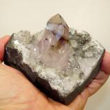 Quartz
Brandberg, Namibia
92 x 79 x 70 mm (largest crystal 61 mm long)
Same specimen as above (Author: Pierre Joubert)