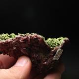 Calcita (con inclusiones de hematites), Motramita tubular
Mina Tsumeb, Namibia
9 x 6 aprox. (Autor: Iván Blanco (PDM))