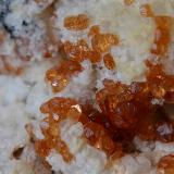 Spessartine Garnet
Wushon Mine, Tongbei, Yunxiao Co, Fujian Province, China.
Spessartine to 2 mm (Author: nurbo)