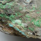 Zeunerite with Tyrolite
Rabéjac, Hérault, Central Massif, France.
20*15 mm (Author: Benj)
