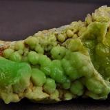 Pyromorphite.
Mexico Opencut, Roughton Gill, Caldbeck Fells, Cumbria, England, UK.
30 x 18 mm (Author: nurbo)