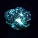 Schröckingerite - Fluorescente
Sweetwater County, Wyoming, USA.
55 x 45 mm (Autor: Daniel C.M.)