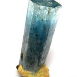 Beryl (var. aquamarine)
Erongo Mountain, Erongo Region, Namibia
Specimen height 5 cm (Author: Tobi)