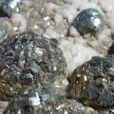 Pirita, Marcasita, Dolomita y EsfaleritaReocín Mine, Reocín, Comarca Saja-Nansa, Cantabria, Spain10 x 6 cm. (Autor: javier ruiz martin)