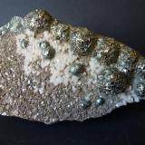 Pirita, Marcasita, Dolomita y EsfaleritaReocín Mine, Reocín, Comarca Saja-Nansa, Cantabria, Spain10 x 6 cm. (Autor: javier ruiz martin)