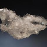 Barite
El Solar Mine, Level 4, Taxco, Guerrero, Mexico
4.3 x 8.0 cm.
Delicate group of pale blue, bladed barite crystals. (Author: crosstimber)