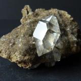 Cuarzo (variedad herkimer)
T. Mount. Diamond, Litle Falls, Herkimer Co., New York, USA
5 x 5 cm. (Autor: javier ruiz martin)