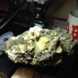 Calcite
Gopher Valley Quarry, Yamhill County, Oregon, USA
18cm x 10cm x 15cm (Author: Mark Ost)
