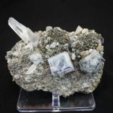 Fluorite, Stannite, Quartz, Arsenopyrite
Hunan Province, China
15 x 10.2 cm (Author: Don Lum)