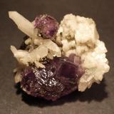 Fluorite, Quartz, Dolomite
Shangbao Mine, Hunan Province, China
6 x 6 cm (Author: Don Lum)