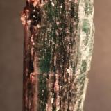 Tourmaline, Lepidolite
Cruzeiro Mine, San Jose Safira, Minas Gerais, Brazil
11.5 x 3.0 cm (Author: Don Lum)