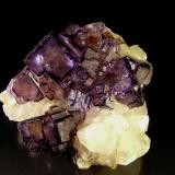 Fluorita.
Mina Josefa-Veneros, La Collada, Siero, Asturias, España.
5,5x5x3 cm.
Cristales hasta 1,5 cm. de arista. Col. y foto Nacho Gaspar. (Autor: Nacho)