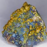 Plumbogummite and pyromorphite
Roughton Gill Mine, Caldbeck Fells,  Cumbria, UK
6x6 cm (Author: keldjarn)
