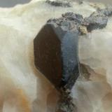 Granate sobre Calcita
Mina Milucha, Burguillos del Cerro, Badajoz, Extremadura, España
detalle, cristal 1,9x1,1x0,7 cm (Autor: Javier Garcia Canals)