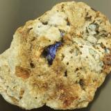 Linarite (ex Mick Sutcliffe).
Red Gill, Caldbeck Fells, Cumbria, UK.
5 cm. (Author: Ru Smith)