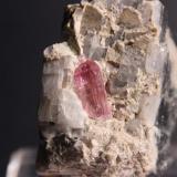 Topaz
Katlang, Mardan District, Khyber, Pakhtunkhwa, Pakistan
4.3 x 3.6 cm
Pink Topaz on Matrix
ex-Obodda (Author: Don Lum)