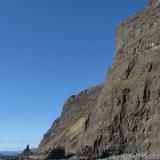 Sgurr nam Boc, Isle of Skye, Scotland
View looking North from the beach at Sgurr nam Boc. The cliff is over 600 feet high ! (~200m).
Nice day for it !! (Author: Mike Wood)