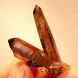 Smoky Quartz, Aegerine and unknown mineral.
Mt. Malosa, Zomba, Malawi
43 x 31 x 22 mm
Same as above. (Author: Pierre Joubert)