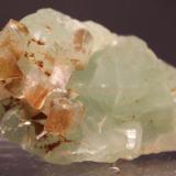 Calcite, Prehnite
Roncari Quarry. E. Granby, Connecticut, USA
4.2 x 2.8 cm (Author: Don Lum)