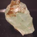 Calcite, Prehnite
Roncari Quarry. E. Granby, Connecticut, USA
4.2 x 2.8 cm
Collected 1960
ex-Carl R. Bentley (Author: Don Lum)