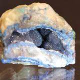 Shattuckite
Kandesei, Kaokoveld, Kunene, Namibia
4.8 x 3.5 x 2.5 cm (Author: Don Lum)