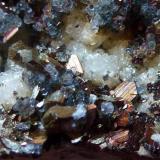Marcasita, Calcita, DolomitaLas Suertes Quarry, Las Suertes, Vegas de Matute, Comarca Suroeste, Segovia, Castile and León, Spain5 x 3 cm. (Autor: javier ruiz martin)